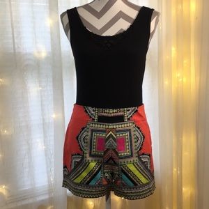 Flying tomatoe shorts. Size Large. Zipper in back